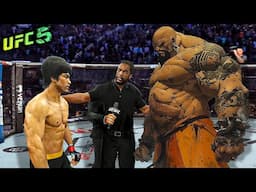 Bruce Lee vs. Greyhound Mennatullah (EA sports UFC 5)