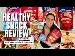 Healthy Snack Review | Trying New Healthy Low Point Foods | WeightWatchers Points, Calories, Macros