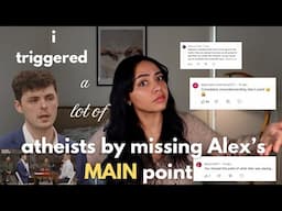 Addressing Alex's SPECIFIC point on ANIMAL SUFFERING !