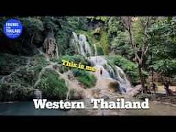 I Spent a Day Exploring Erawan Waterfall,One of Thailand's most beautiful waterfalls in Thailand.