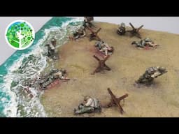 Making an AMAZING D-Day diorama | 28mm WW2