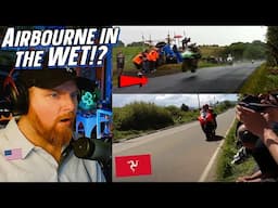 NASCAR Fan BLOWN AWAY by Isle of Man TT Top Speed Fly Bys!