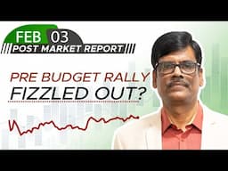 PRE BUDGET Rally fizzled out? Post Market Report 03-Feb-25