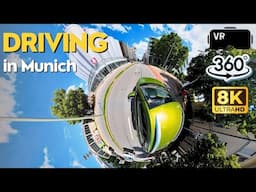 360 VR Driving video in Munich | Insta 360 X4 [8K]