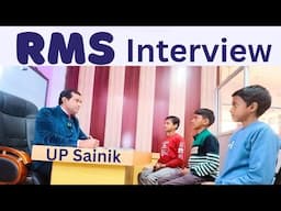 Military school interview | Up Sainik school lucknow interview | RMS school interview questions