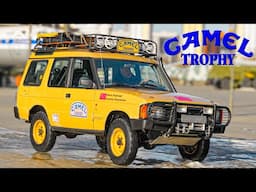 УНИКАЛЬНЫЙ БОЕВОЙ АВТОМОБИЛЬ Camel Trophy Land Rover Discovery КОТОРЫЙ УЧАСТВОВАЛ ТАМ