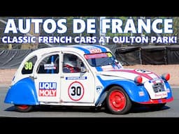 AUTOS DE FRANCE at Oulton Park | Citroen 2CV racing & more!