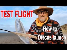 Fling Test Flight / How to Discus Launch Glider