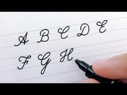 Cursive Writing - Letters (A to Z) | For Beginners + Worksheets to Improve Handwriting