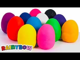 Let's Open Play Doh Surprise Eggs!