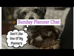 Not Liking One Of My Planners | Sunday Planner Chat