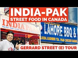 Indian Street Food in Toronto Canada | Gerrard Street Toronto | Canada Vlog