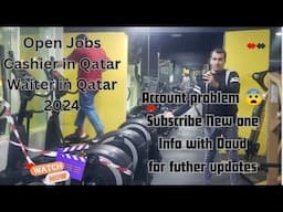 cashier jobs in Qatar | jobs in Qatar | waiter job in Qatar| YouTube issue New Channel@INFOWITHDAUD