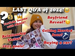 Relationship Status? Boyfriend Reveal? YouTube Earnings (WITH PROOF!) & BIG News for 2025! #qna