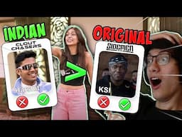 Indian SIDEMEN is BETTER than REAL SIDEMEN?! | Reacting to "CLOUT CHASERS TINDER IN REAL LIFE 2"