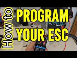 Hobbywing 880 ESC Programming for Trolling Motor Use