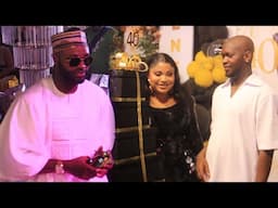 AMAZING MOMENT WHEN NOLLYWOOD ACTOR OKIKI AFOLAYIN CUT HIS 40TH YEAR BIRTHDAY CAKE