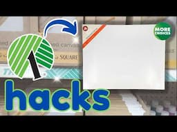 UNBELIEVABLE Dollar Tree CANVAS HACKS You Must Try  DIY Decor Crafts