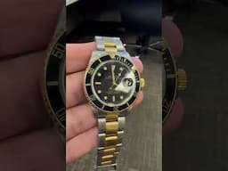 Rolex Submariner 16803 Two-Tone Black and Gold