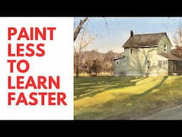 Paint Less - Learn Watercolor Faster