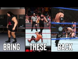 Bringing Back One Removed Feature From Every WWE 2K Game (For WWE 2K25)