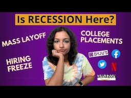 Dealing with RECESSION 2022 | How to deal | Layoff in IT Industry | Insider Gyaan (Hindi)