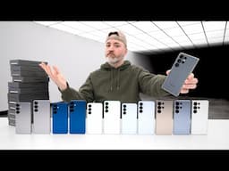 Samsung Galaxy S25 Ultra Unboxing vs S25 Plus vs S25 (UNBOXING ALL COLORS)