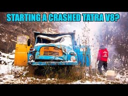 Abandoned Tatra V8 12,7L - Frozen Start After 8 Years