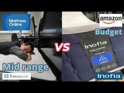 Mid-Range Comfort or Budget Bargain? Online Mattress Battle Sealy vs Inofia King size mattress