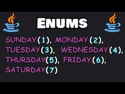 Learn Java ENUMS in 10 minutes! 📅