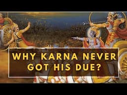 Why Karna never got his due? #mahabharat #karna #krishna #hindu