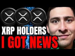 ALL XRP HOLDERS! WATCH Before GOING ALL IN on XRP NOW