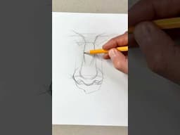 Let’s Draw Nose with me #howtodraw #drawingtutorial #sketchbook