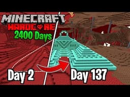 I Survived 2400 Days in HARDCORE Minecraft... Guardian Farm