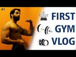 My First Gym Vlog + Physique Update | Shoulder Workout In Brief