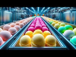 How Ice Cream Is Made in a Mega Factory With Modern Technology | Ice Cream Production Process