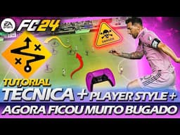 EA SPORTS FC 24 - ATAQUE SECRETO - VOCÊ TEM QUE APRENDER ISSO  EAFC24  PLAYER STYLE PLUS TÉCNICA+