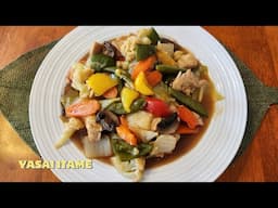 HOW TO COOK JAPANESE YASAI ITAME ,STIR FRY VEGESTABLES, MERRY SAKURA TV