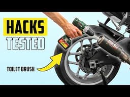 I Put Absurd Motorcycle Hacks To The Test