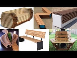 Make thousands in profit as a woodworker with these stunning modern wooden bench ideas