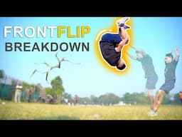 Learn Front flip step by step BreakDown series.