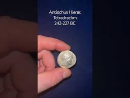 Antiochus Hierax Silver Tetradrachm - Obscure History #shorts