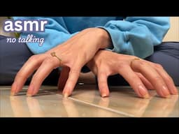 ASMR 🩶 Floor & Camera Tapping + Pants Scratching