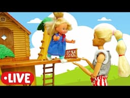 Barbie und Ladybug 🔴 LIVE - Spielzeug Videos für Kinder.