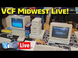 🔴Live from VCF Midwest 2024 - Chicago - Day 2 - Vintage Computer Festival