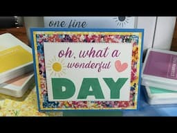 Documenting the Day Card Tutorial by Stampin’ Up! - Bloom Impressions DSP - 2025 Sale-A-Bration