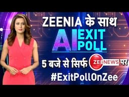 Delhi Election Exit Polls: Zee News AI anchor ने बताई दिल्ली के दिल की बात | ZEENIA Exit Poll