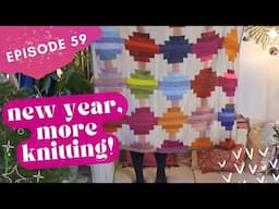 59: out with the old, in with the knitting! | The Crimson Stitchery Knitting Podcast