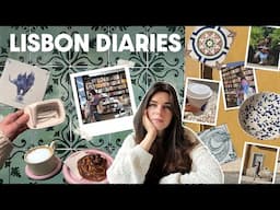 Life as an Illustrator ⭑Artist Vlog⭑ Lisbon Diaries, places, books, inspiration, shopping haul