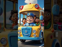 Wheels on the Bus #shorts #trending #viralvideo #explore #cartoon